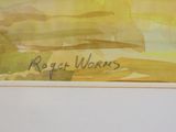 a picture of a painting with writing on it
