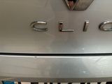 a close up of the emblem on the back of a car