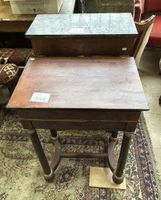 Réunion de deux petites TABLES en bois de style Empire, l'un… (photo 3)