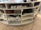 a counter that has a bunch of items on top of it