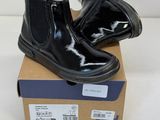 Bottes Chelsea Clarks pour fille, en cuir noir, neuves, taille 6