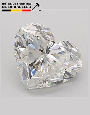 the heart shaped diamond has been cut into smaller pieces