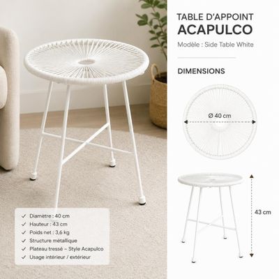 table d ' appointe acapuloco - dimensionss - table d ' appointe acapuloco - table d ' appointe acapuloco