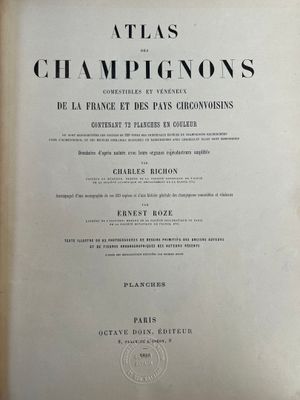 a close up of a book with a title on it