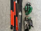 a lot of tools that are laying out on the floor
