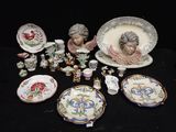 a table with a lot of plates and bowls on it