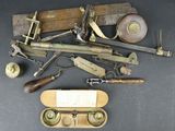 a lot of tools that are laying out on the table