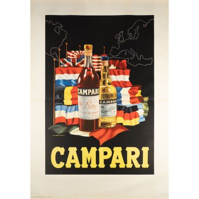 Campari Affiche offset [Toile].