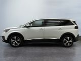 the white suv is parked in a room with a gray floor
