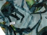 an image of a close up of a scarf with monkeys on it