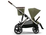 an image of a baby stroller with a baby carriage attached to it