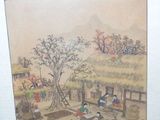 a picture of a painting on the wall of a house