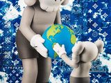 une image représentant un tableau où l'on voit une personne tenant un petit globe terrestre