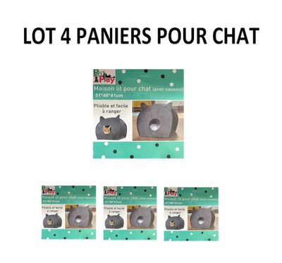 Maisons, paniers pour chat neufs
