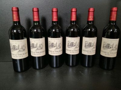 6 bouteilles de vin rouge du Château la Tour de Mons Margaux… - Photo 1