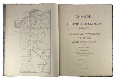 un livre ouvert sur lequel figure une carte de l'Empire allemand