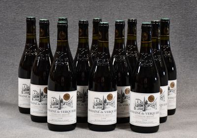 CÔTES DU RHONE : Domaine de Verquières, 1998, 12 bouteilles.