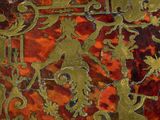 a close up view of a decorative box with a design on it
