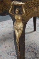 magnifique table de jeu de style Boulle - avec des ferrures … (photo 3)