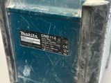 a blue box that has a sticker on it