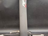 a pair of skis sitting on top of a table