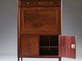 an image of a cabinet with a door open