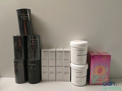 Lot de 12 produits cosmétiques CHRISTINA, COLLECTION PRIVEE,…