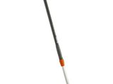a close up of a mop with a handle on a white background