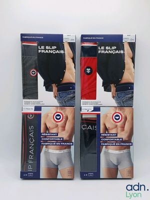 Lot de 4 boxers - LE SLIP FRANÇAIS - Taille XL et XXL - Coto…