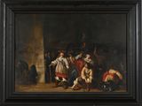 an image of a painting of a group of people in a room