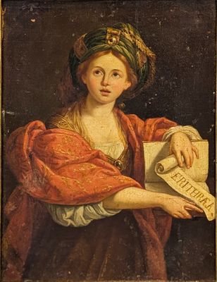 Sybille de Cumes d'après Le Dominiquin - XVIIIe siècle - Photo 1