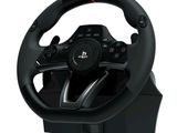 Le volant de la PlayStation Racing Wheel est noir et rouge.