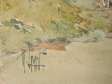 a picture of a painting on the wall of a house