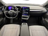 the interior of a car with a steering wheel, dashboard, and dashboard lights