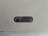 a picture of a close up of a label on a refrigerator