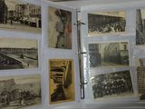 a book with pictures of people and buildings on it