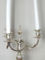 PAIRE DE CANDELABRES à trois bras de lumière en bronze argen… (photo 4)