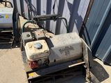 a small machine that is sitting on a pallet