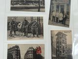 a book with pictures of people and horses on it