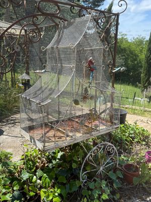 grande cage en extérieur
