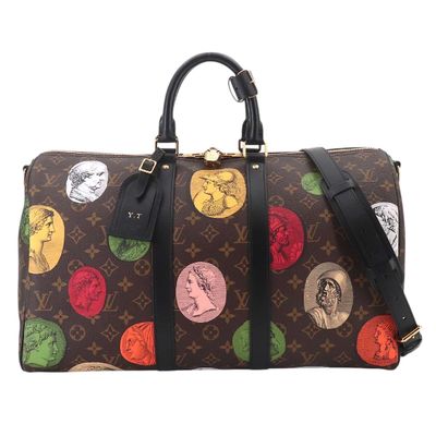 sac de voyage louis vuitton monogramme en toile et cuir