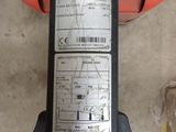 a sticker on the back of a scooter that has a sticker on it
