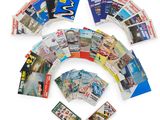 de nombreux magazines disposés en cercle