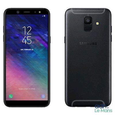 Le nouveau Samsung Galaxy A6 est présenté en noir