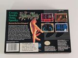 the back cover of a video game with a picture of a naked man
