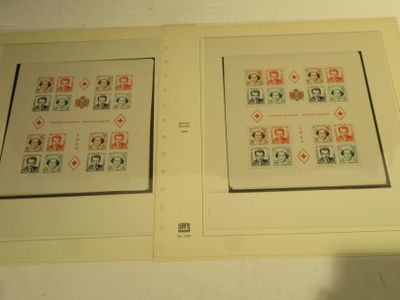 deux photos encadrées représentant un couple, accrochées au mur