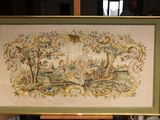 a picture of a picture of a painting on a easel