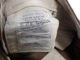 a label on the back of a pair of shoes