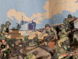 a lot of toy soldiers that are in a room
