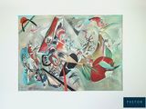a picture of a painting on the wall of a room